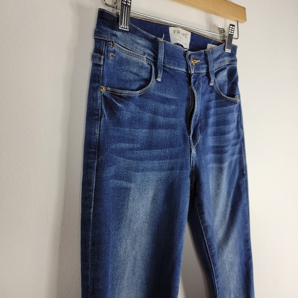 Frame Le High Skinny High Rise Skinny Jeans Blainey - Picture 3 of 10